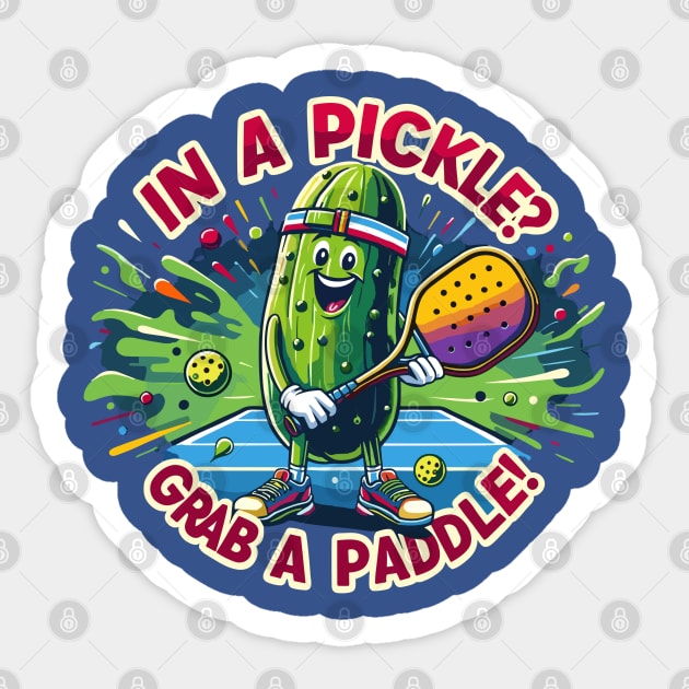 In a Pickle? Grab a Paddle Sticker by mrnesi